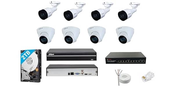 6 CCTV Camera Package with Installation /Home CCTV 1