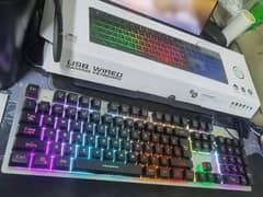 Gaming Mechanical RGB keyboard at Wholesale Rates Delivery all  Paki