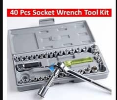 40 pcs stainless steel wrench tool set