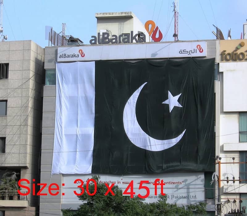 Large Pakistan Flag for Building Front, Company Flag outdoor / Indoor 5