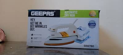 GEEPAS original electric iron.