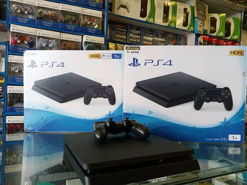 ps4 slim 1tb complete box with warranty 0