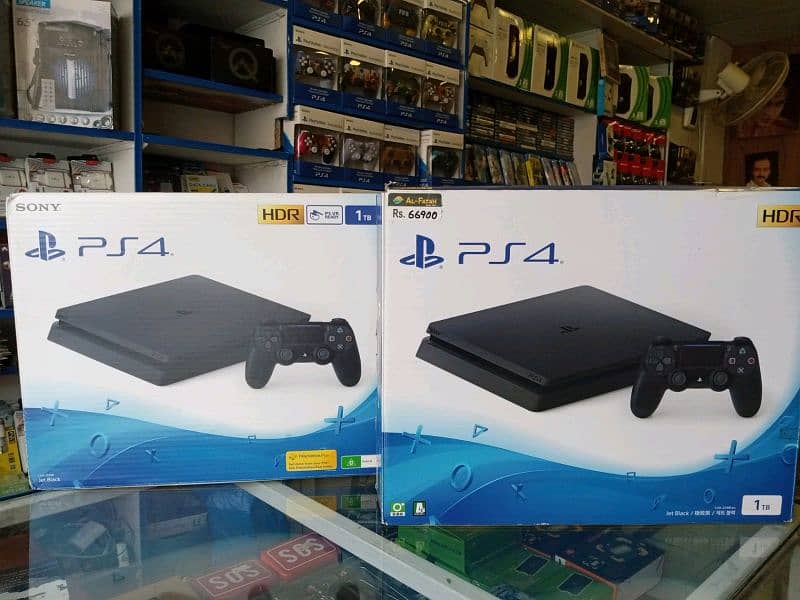 ps4 slim 1tb complete box with warranty 1