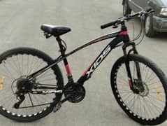 sports MTB bicycle with gear