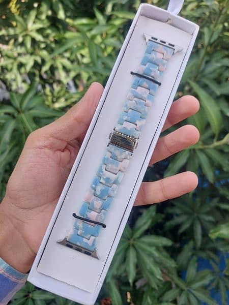 Apple Watch 44mm Chain Watch Bracelet Marble Design 1