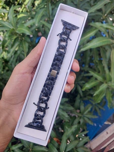 Apple Watch 44mm Chain Watch Bracelet Marble Design 5