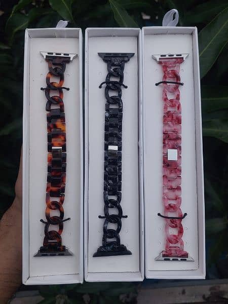 Apple Watch 44mm Chain Watch Bracelet Marble Design 16