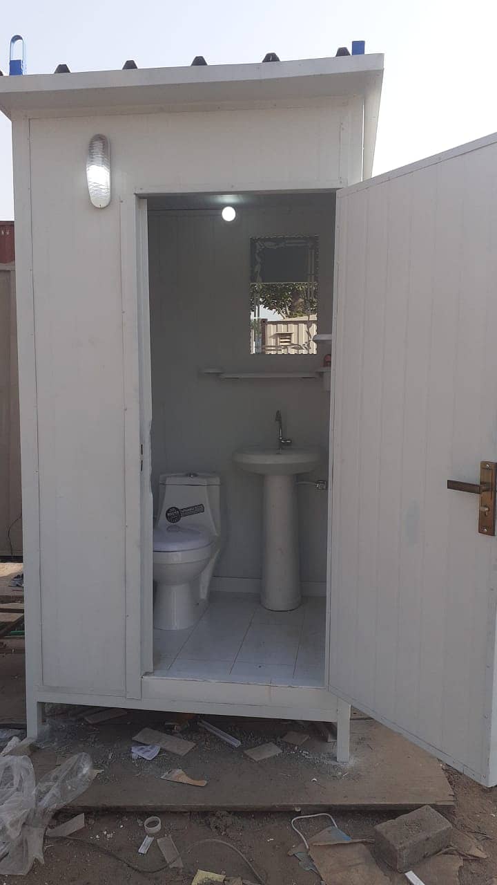 Single movable/portable washroom/prefab Home/Toilet porta cabin 7