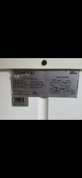 Kenwood Washing machine and Dryer 5