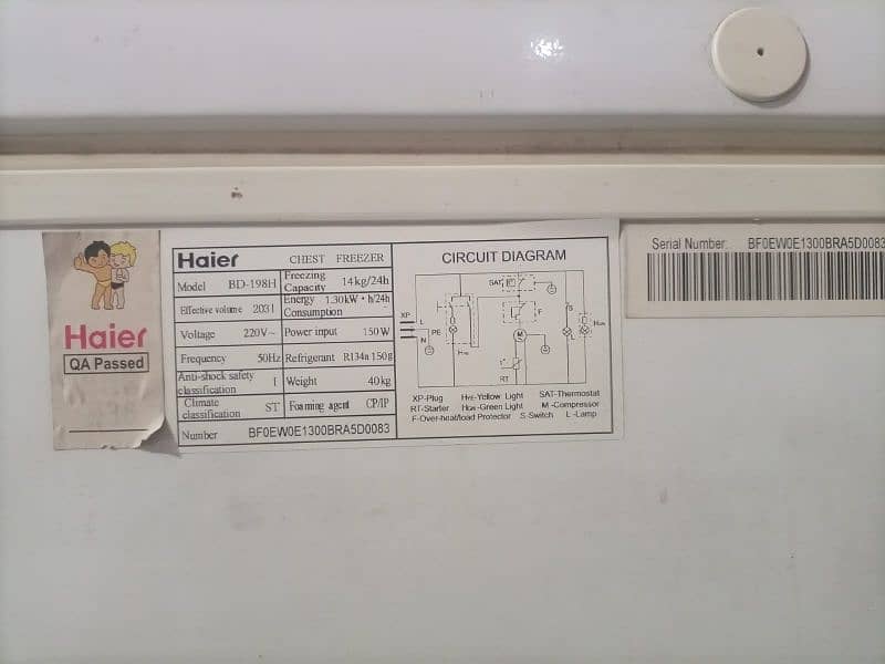 Hair deep freezer in good condition 6