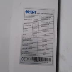 Orient 1.5 ton DC inverter
