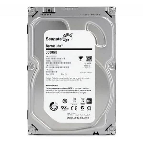 Seagate 3tb hard drive 0