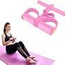 Pedal Resistance Band Elastic Sit Up Bands 4-Tube Pull Rope 19