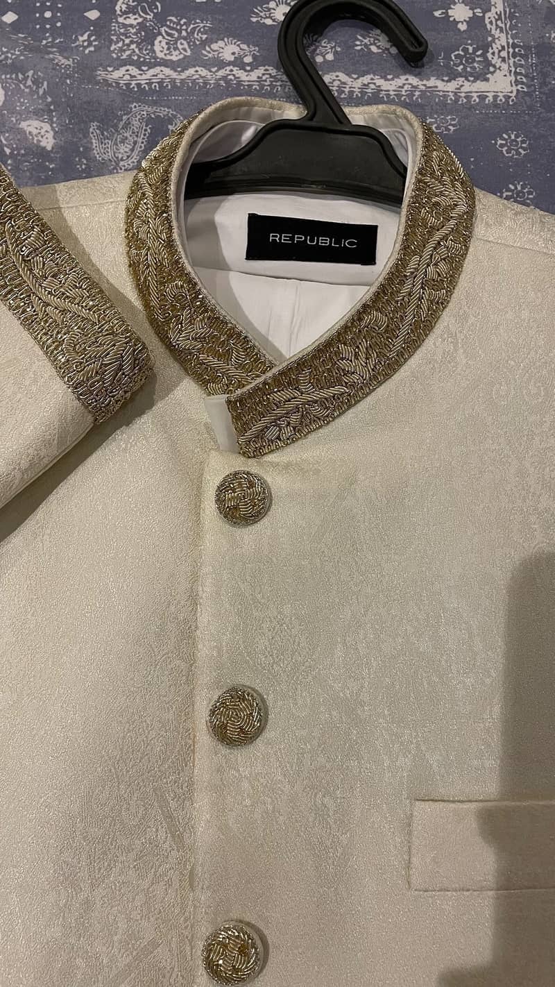 Sherwani | Republic by umer farooq designer sherwani 1