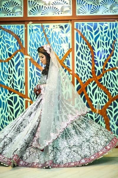 KASHEES Bridal Mendhi Lengha 1