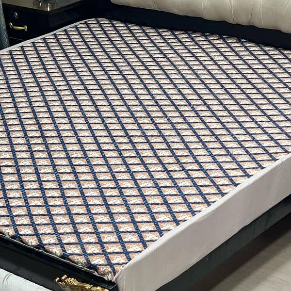 PRINTED WATER PROOF MATTRESS COVER 03017186072 call us 10