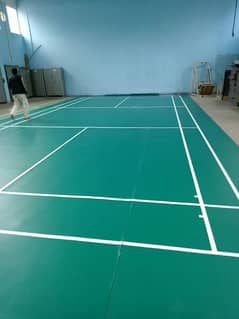 badminton flooring mat