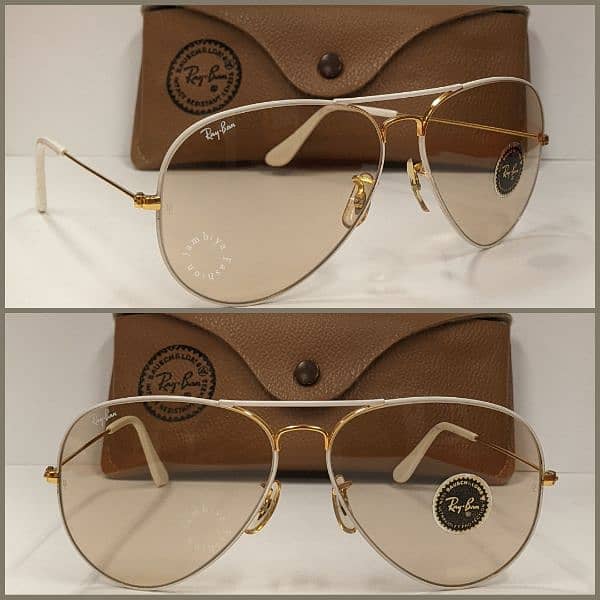 Ray Ban Bausch and Lomb USA Sunglasses, Gold Plated, Vintage 4