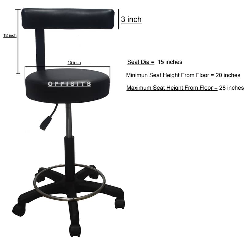 Medical stool - Dental Stool - 1 Year Warranty 1