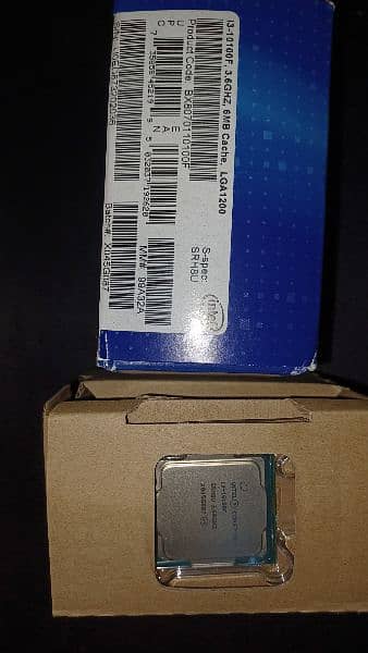 i3-10100f with box + cooler 1