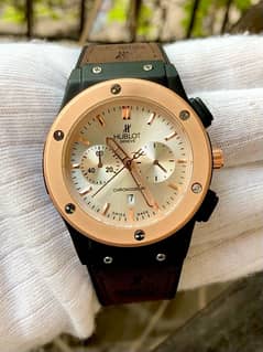 Hublot geneve watch brown colour