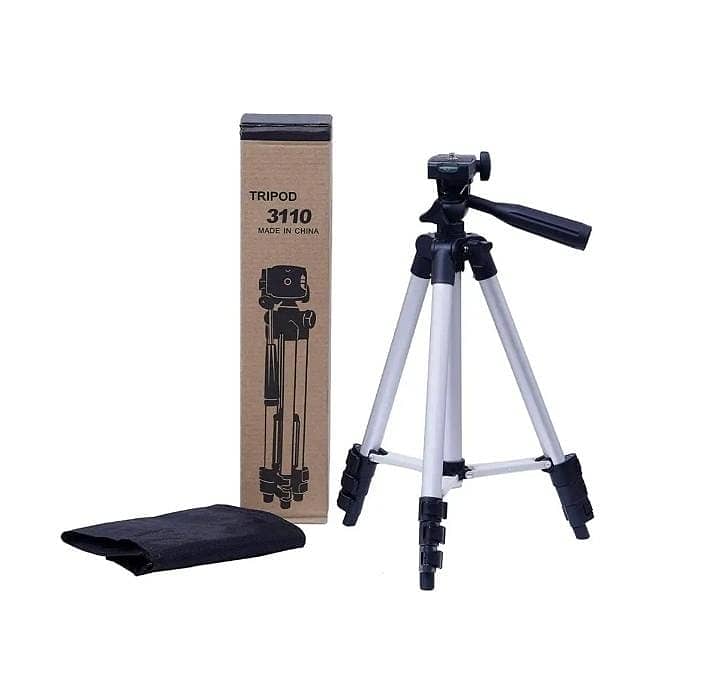 3.5 Feet Tripod Stand for Mobile Phones and Cameras with Mobile Phone 1