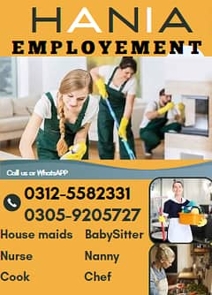 Baby Sitter / House Maids / Maids / Couple / Patient Care / Nanny,Cook