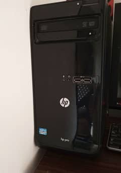 hp pro cpu with keyboard and audio max speakers