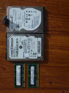 160 Gb 2 Hard disk + 4gm ram + 2 gb ram