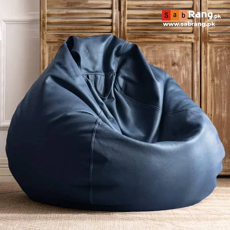 bean bag / leather bean bag / Leather bean bag /sofa cum bed bean bags 4