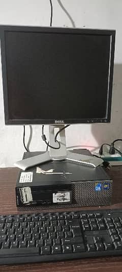 PC, LCD, keyboard mouse and wires (ready to use)