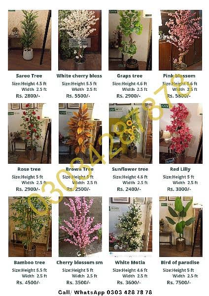 Artificial plants flowers for offices and home 1