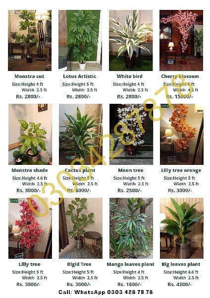 Artificial plants flowers for offices and home 5