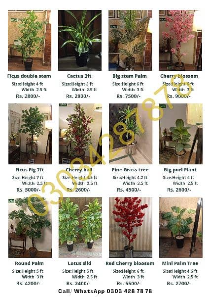 Artificial plants flowers for offices and home 6