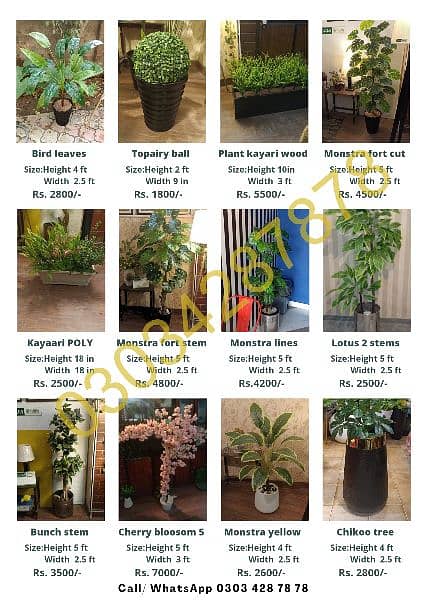 Artificial plants flowers for offices and home 7