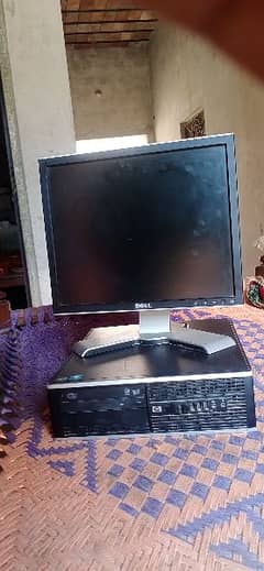 hp computer and dell lcd