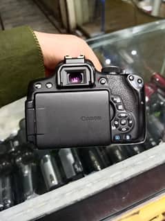 Canon 750d with lens 18 55 stm complete accessories K sat