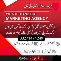 staff required for online work and offline work