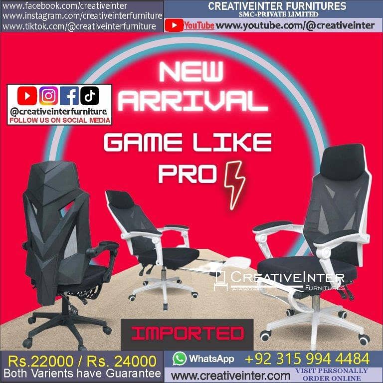 Gaming office computer chair table workstation meeting desk study 12