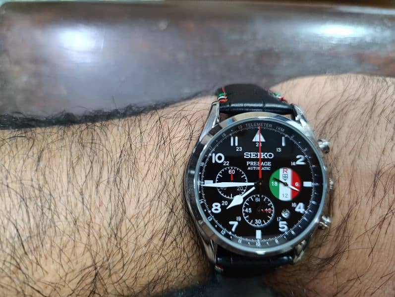 Seiko Prestige Limited Edition Italian Foot ball chronograph with date 2