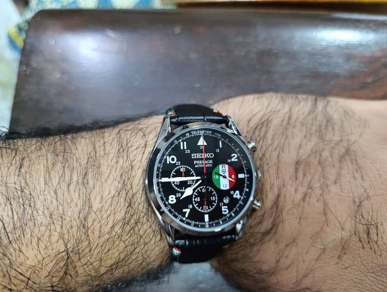 Seiko Prestige Limited Edition Italian Foot ball chronograph with date 11