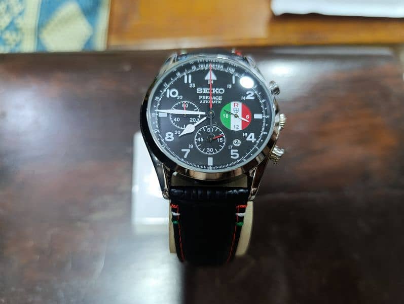 Seiko Prestige Limited Edition Italian Foot ball chronograph with date 15