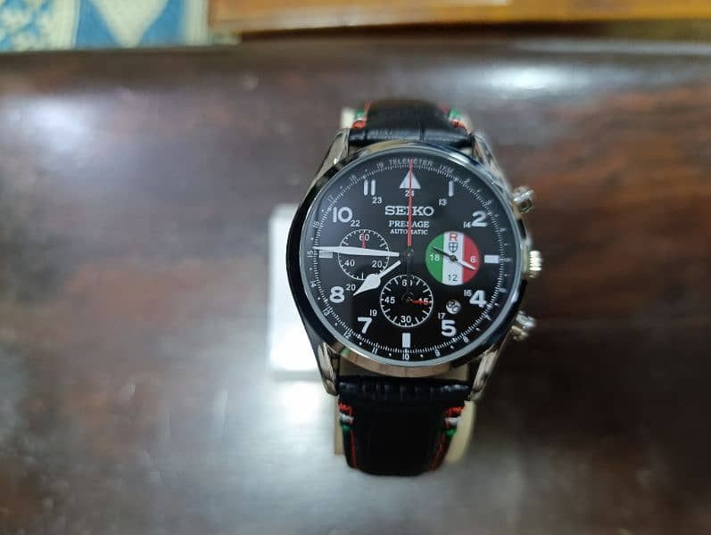 Seiko Prestige Limited Edition Italian Foot ball chronograph with date 16