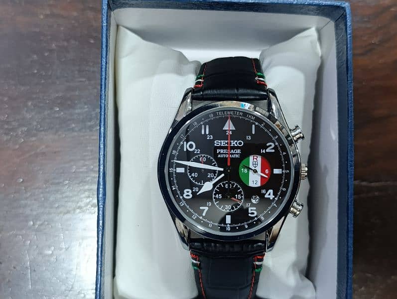 Seiko Prestige Limited Edition Italian Foot ball chronograph with date 17