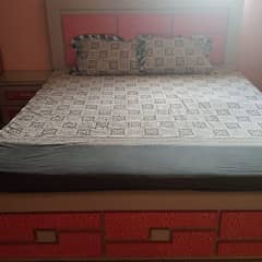 MASTER BED WITH SIDE TABLES FOR SALE