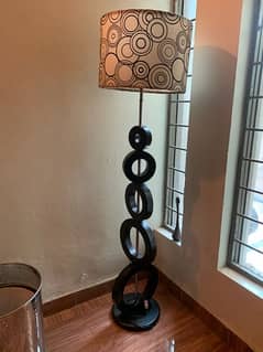 Wooden Corner Lamp For Sale (Read Ad)