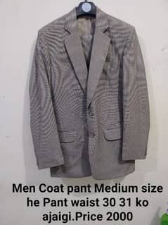 4 Coat pant 1 waiscot Men