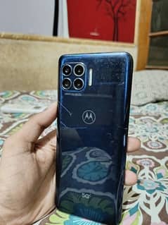 Motorola One 5g 4gb 128gb front or back break touch 100 theek ha