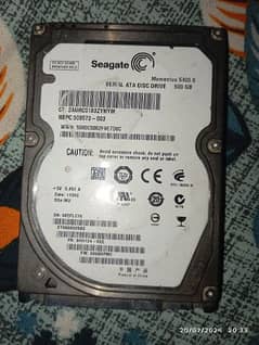 500gb HDD hard drive, internal. COD available