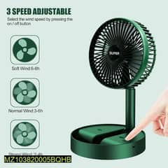 Portable Rechargeable Fan